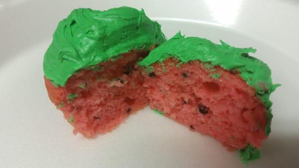 Watermelon cupcake