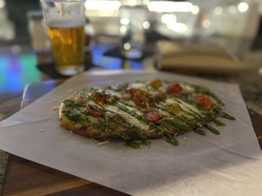 Dinner (flatbread) at the bar