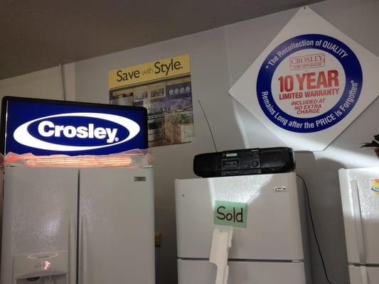 Crosley 10-year warranty