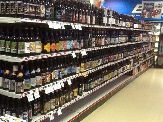 Yes, I really took a photo in the beer store!