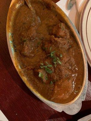 Lamb curry (such small portions $, or at least smaller than I'm used to.