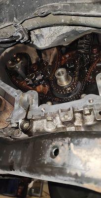 Timing chain replacement on a 3.6l in an Acadia!