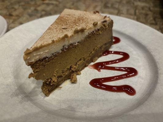 Pumpkin cheesecake (seasonal)