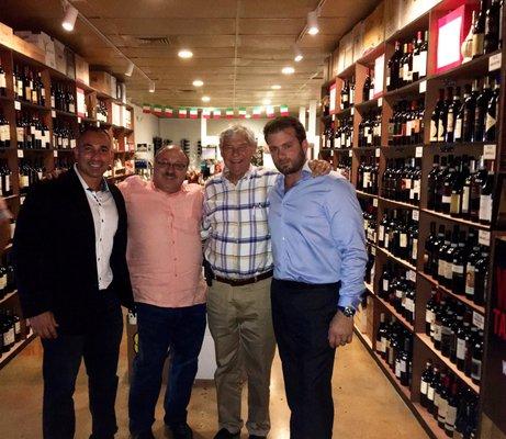 Pablo, Giuseppe, Governor Graham, and Jossel @ Anacapri Miami Lakes..