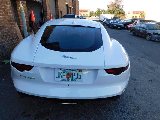 2018 Jaguar F-Type - After Pic - RT Qtr Dmg. Aluminum Repair*