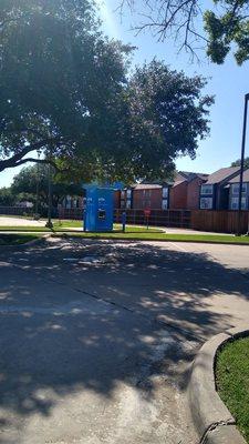 A good amount of shade in the parking lot.