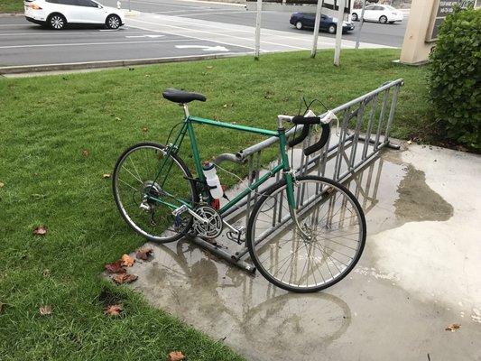 My Raleigh bike parked somewhere