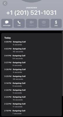 Call log