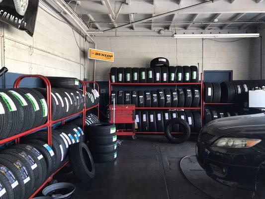 Fully stocked for all your new tire needs