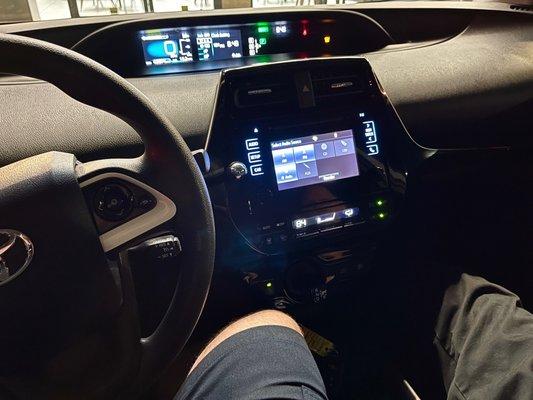 2016 Prius Two dashboard