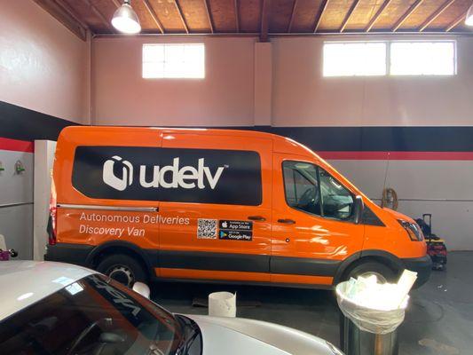 Van full wrap client, UDELV.