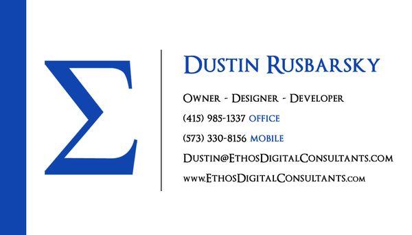 Back Side of Business Card