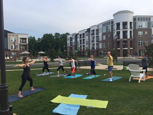 Outdoor Yoga