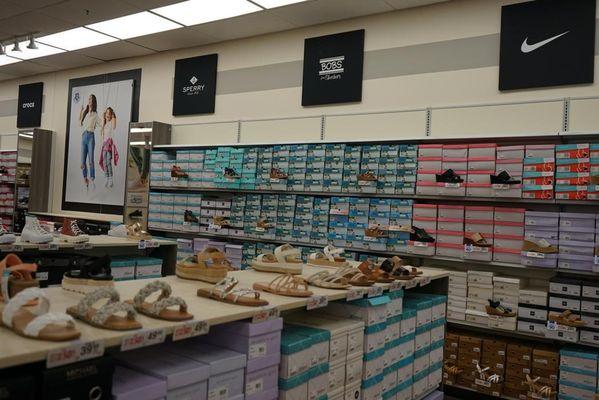 Dress Shoe Section of Store