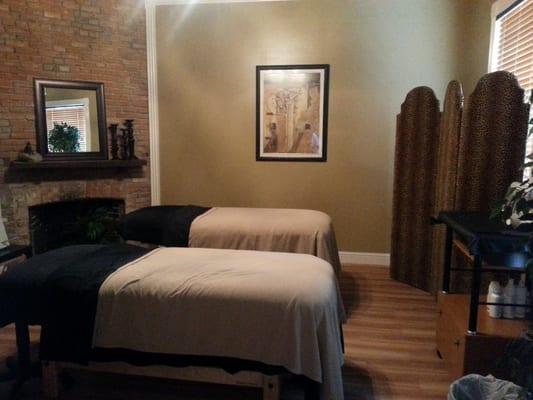 Treatment Room for single or couples facial, massage and waxing.