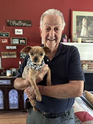 Jim and 6-pound Madison