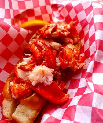 Lobster roll. We chose the warm version, $18.95