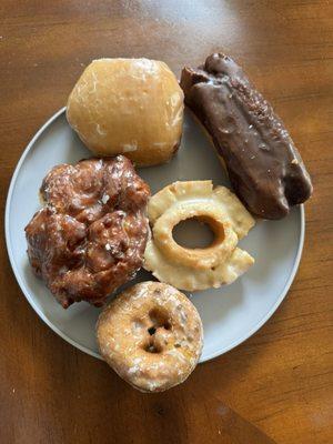 Apple Fritters, Jelly Filled, Buttermilk Bars, Old Fashioned, Blueberry Cake