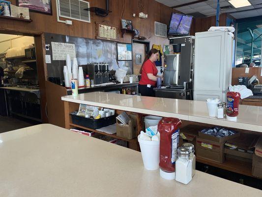 Seated bar area