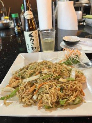 Yakisoba Shrimp Noodles