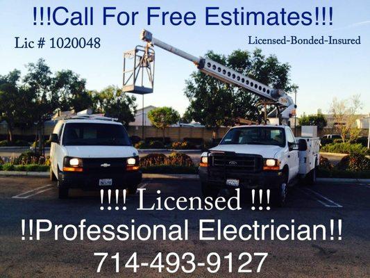 Professional electrical services