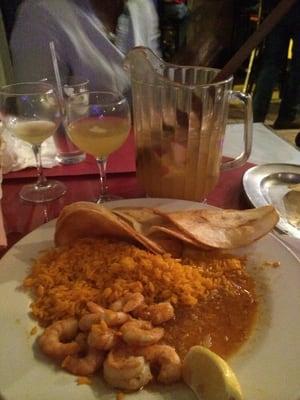 Love that Shrimp & Garlic, Spanish Fries & Sangria!