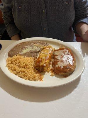 Tamale & Chile Relleno combo plate