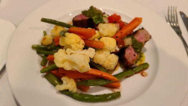 Steak with chimichurri