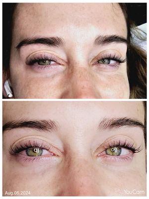 Lash lift and tint by amy