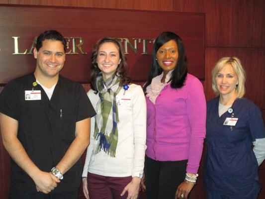 The friendly faces of Magill Vision Center! Topher, Natalie, Tosha, and Susan.