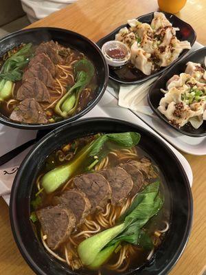 Beef Noodles with Clear Soup