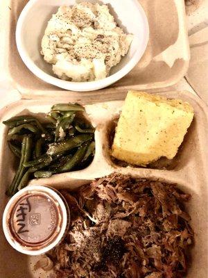 Pulled pork plate (to go)