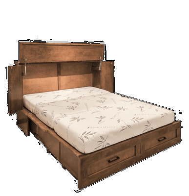 folding cabinet bed ideal for small spaces