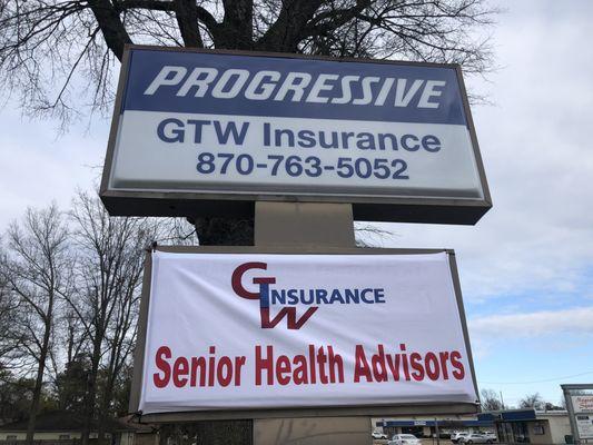 Sign outside our Blytheville office.