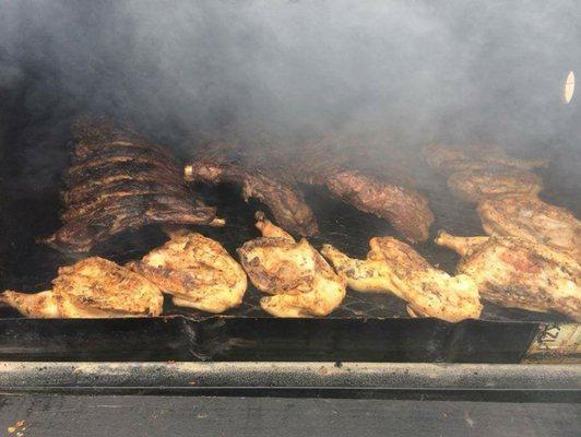 Beef Ribs, Chicken, & Pork Ribs Fresh off the grill year round