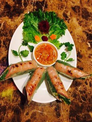 Yummy Pork Patty Spring Rolls