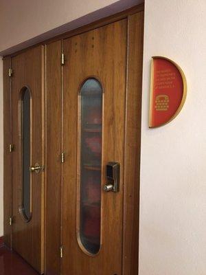 Old fashion phone booths ( no longer in use).