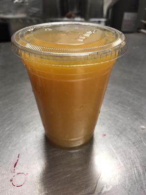 Fresh juice daily pressed!