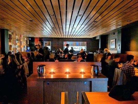 Interior view of Sugarfish SoHo.