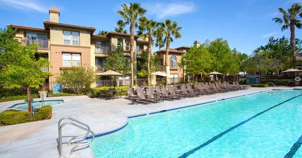 Swimming pool and outdoor spaces