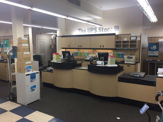 The UPS Store located inside Elmora Healthcare