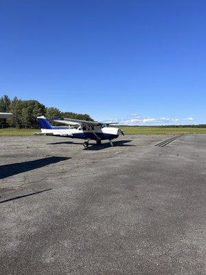 Plane we flew in