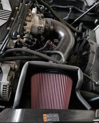 Carbin fiber cold air Intake on a 2015 corvette.