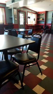 This is a cute little diner. This picture was taken from my table in the corner facing the door.