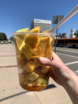 Sliced Mango with Tajín ($5)