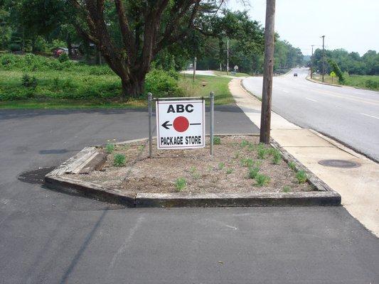 Our sign on US Highway 178.