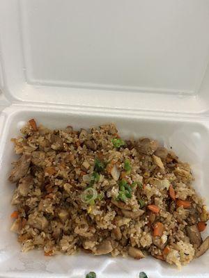 Chicken fried rice (takeout container)