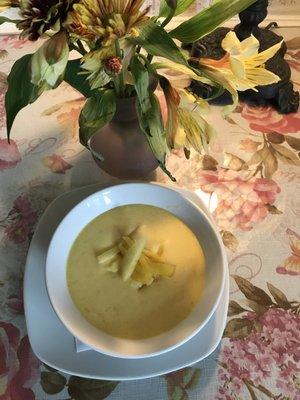 Mango soup