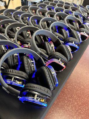 Experience the dance revolution with our Silent Disco services--where music meets magic, and every guest creates their own dance floor vibe!