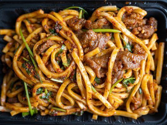 Spicy Beef Chow Mien